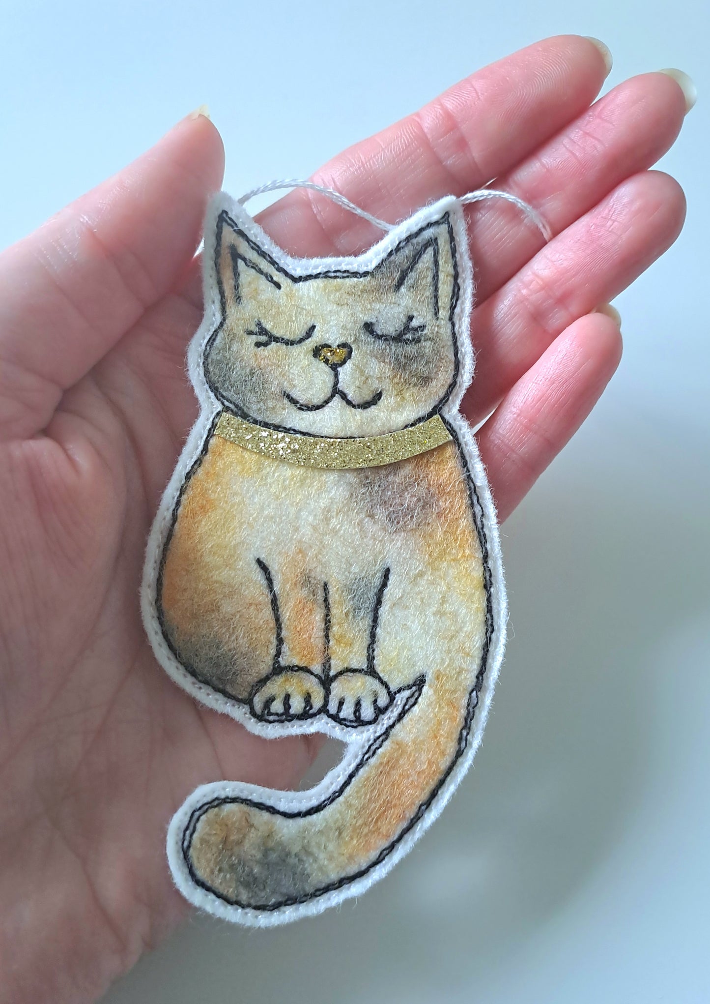 Marmalade the 'Chilled Cat' Decoration