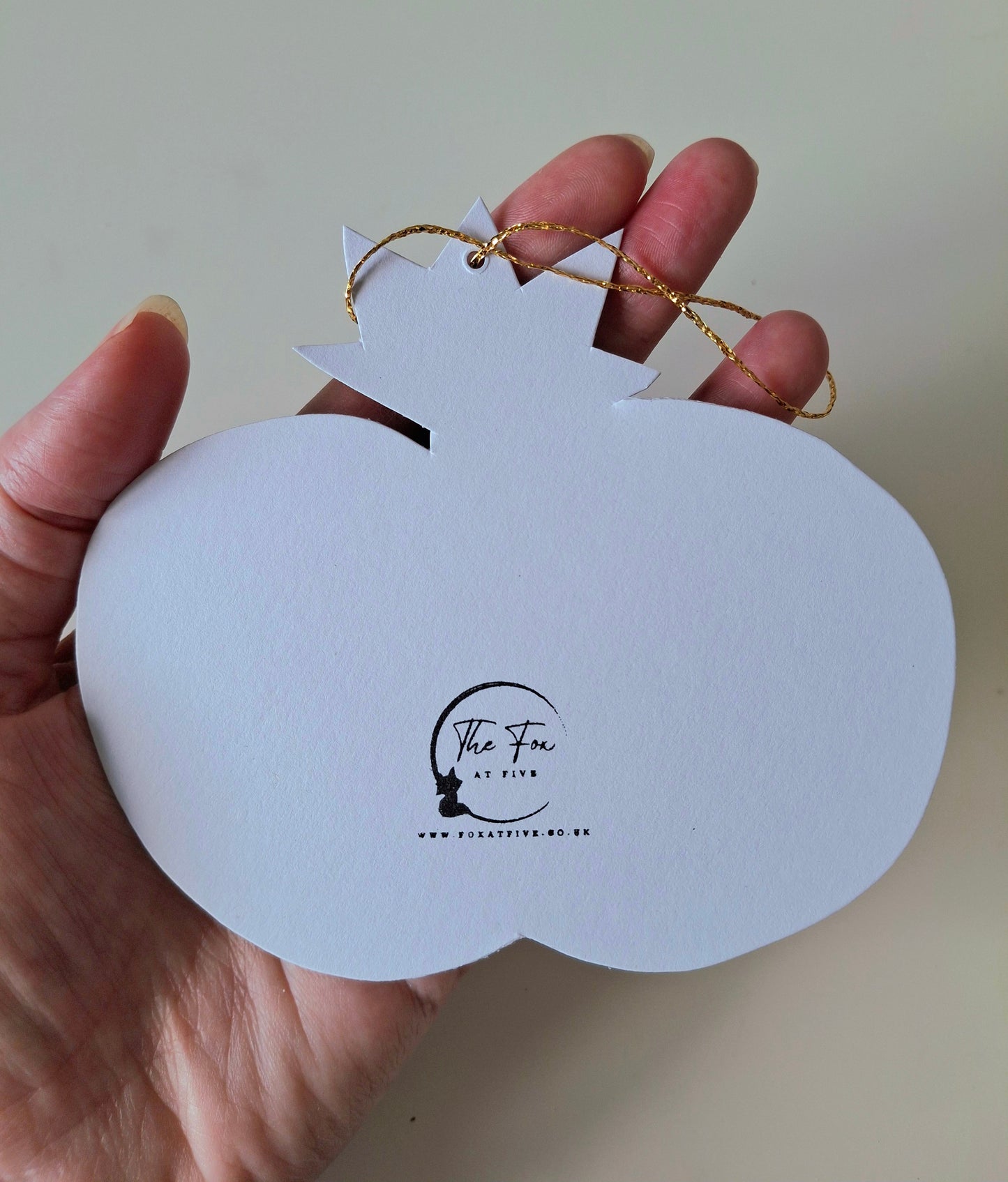 The Perky Pumpkin Halloween Decoration (Card)