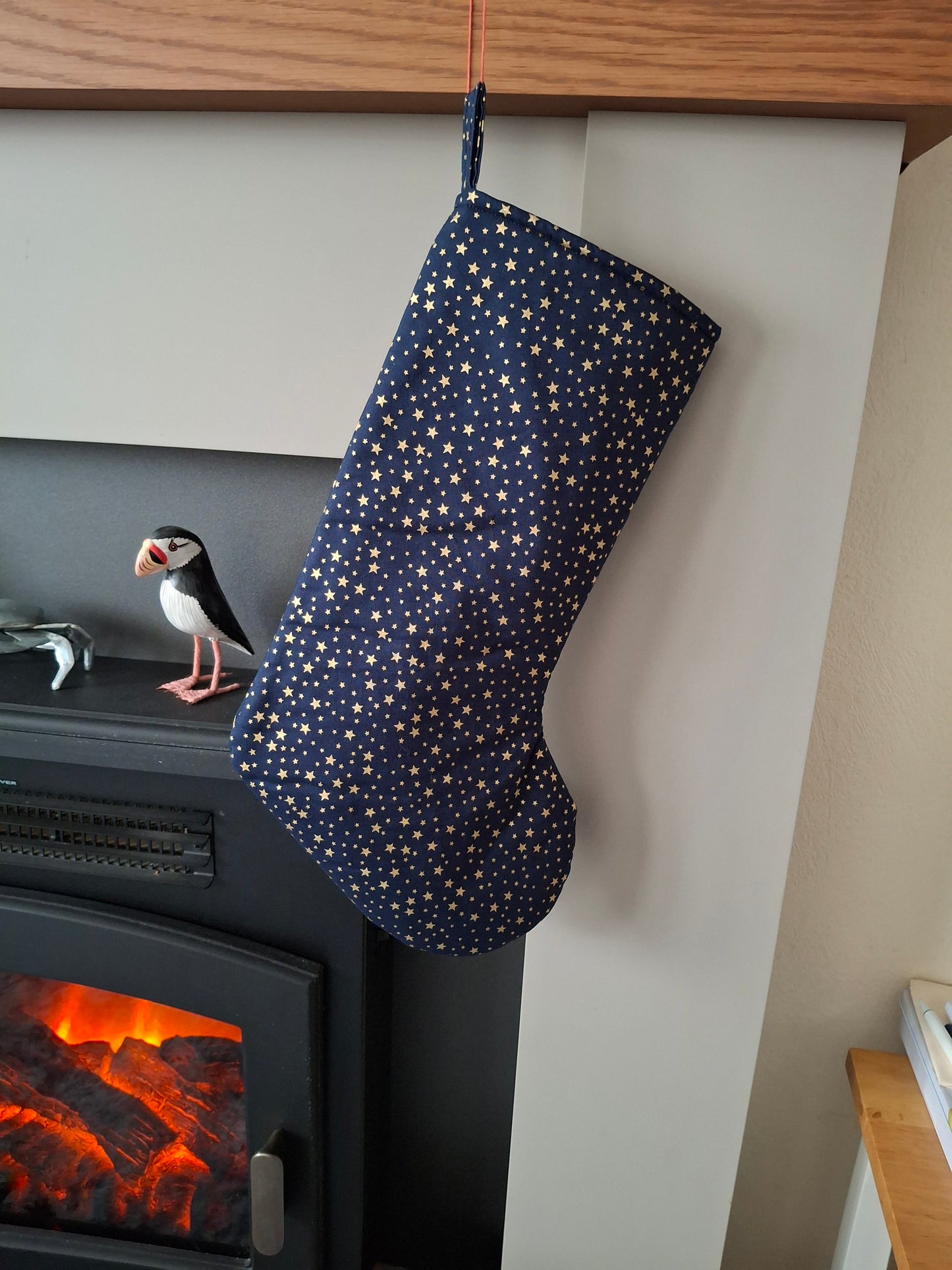 Midnight Star Snowman Stocking