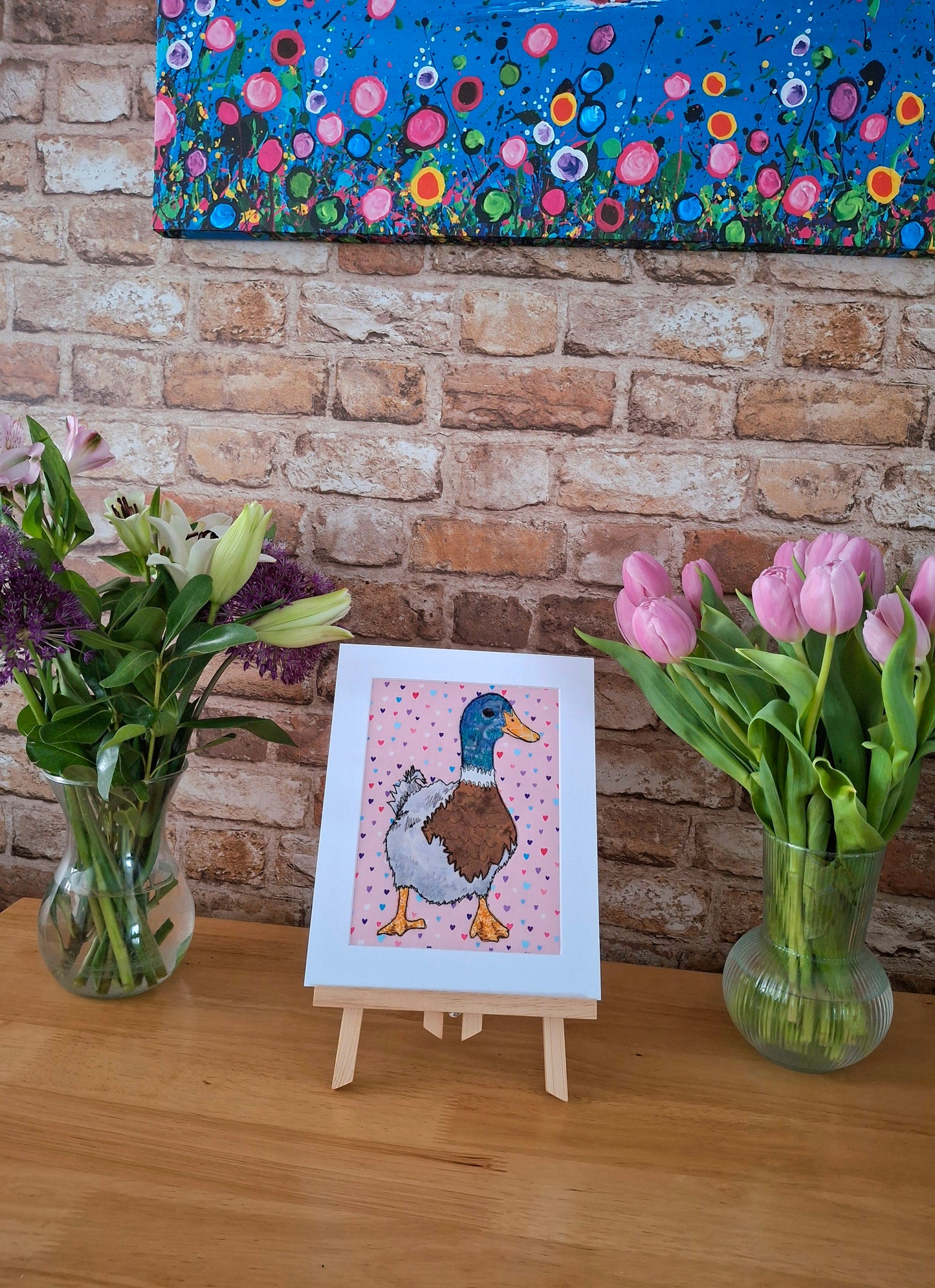 Original Textile Art - Darcie the Duck