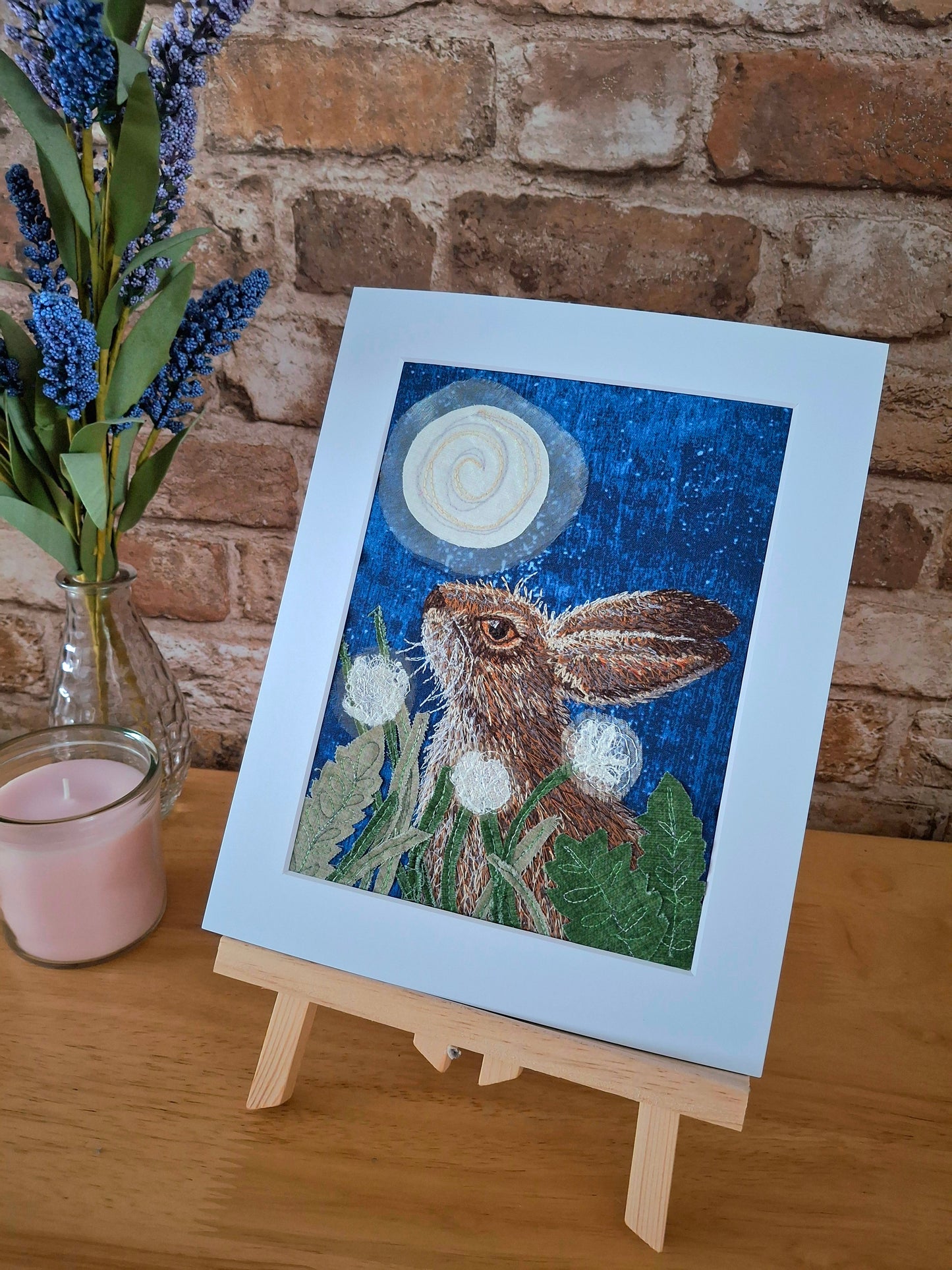 Original Textile Art - Harriet the Hare