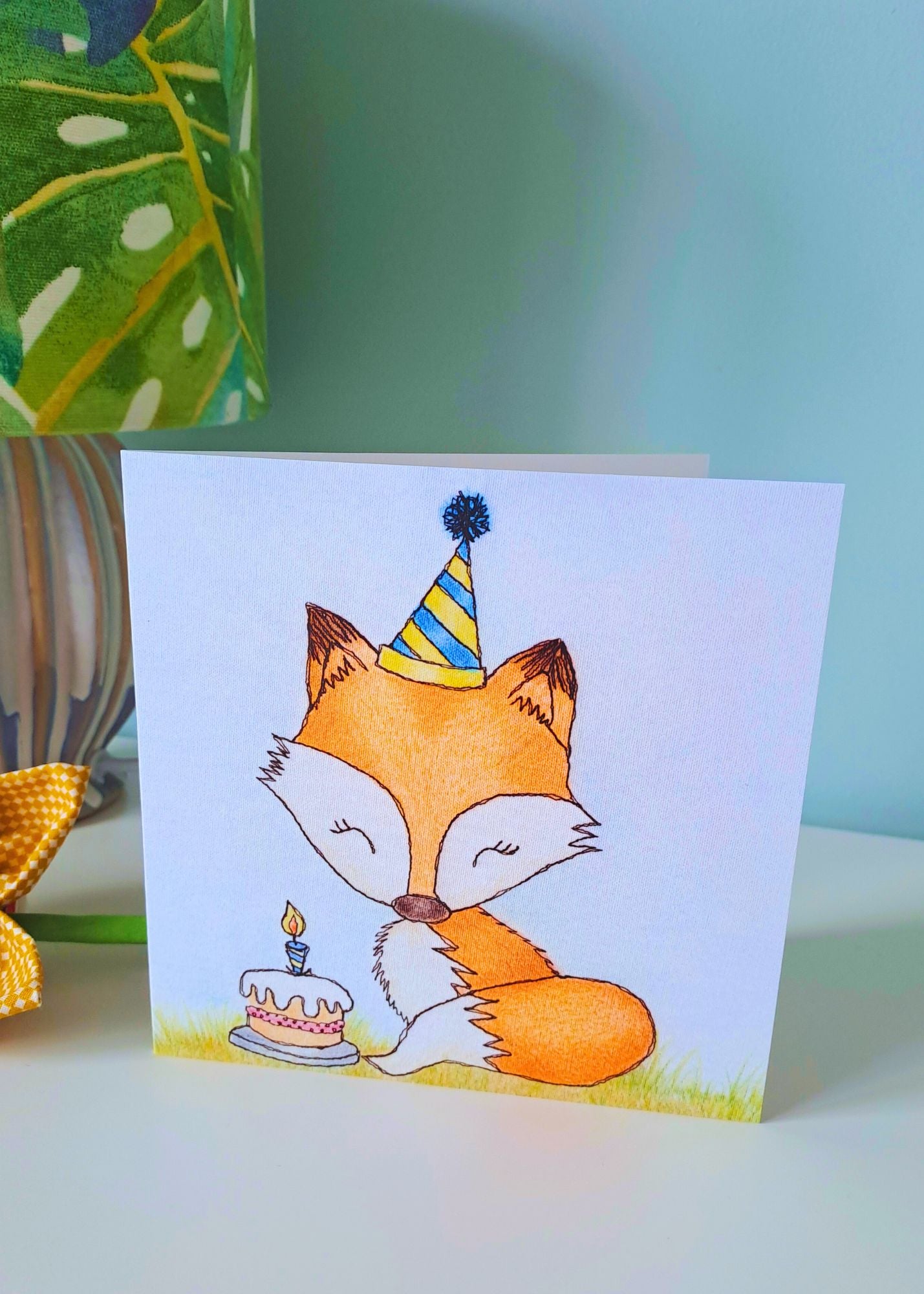 Celebration Fox Greetings Card