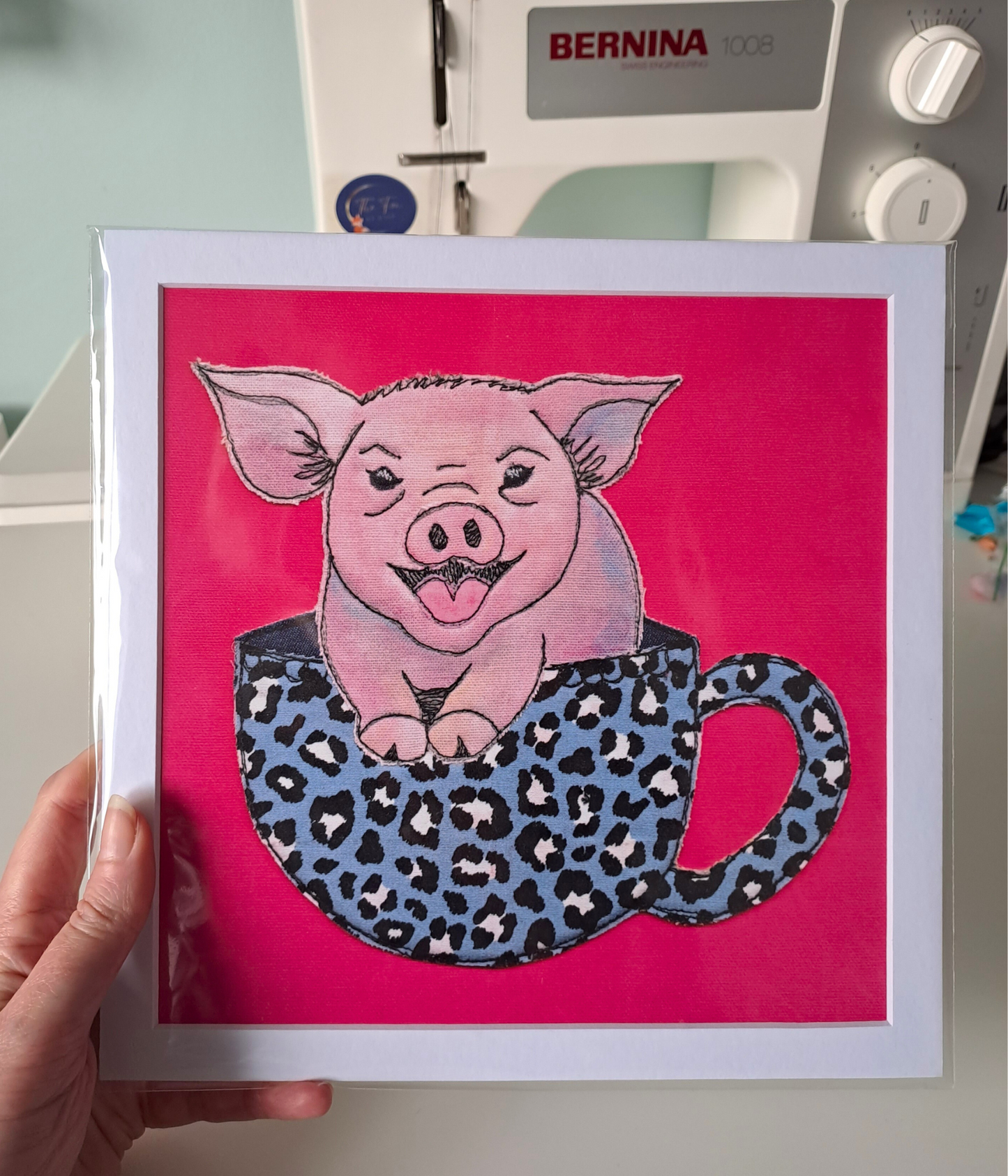 Chamomile The Teacup Pig Print