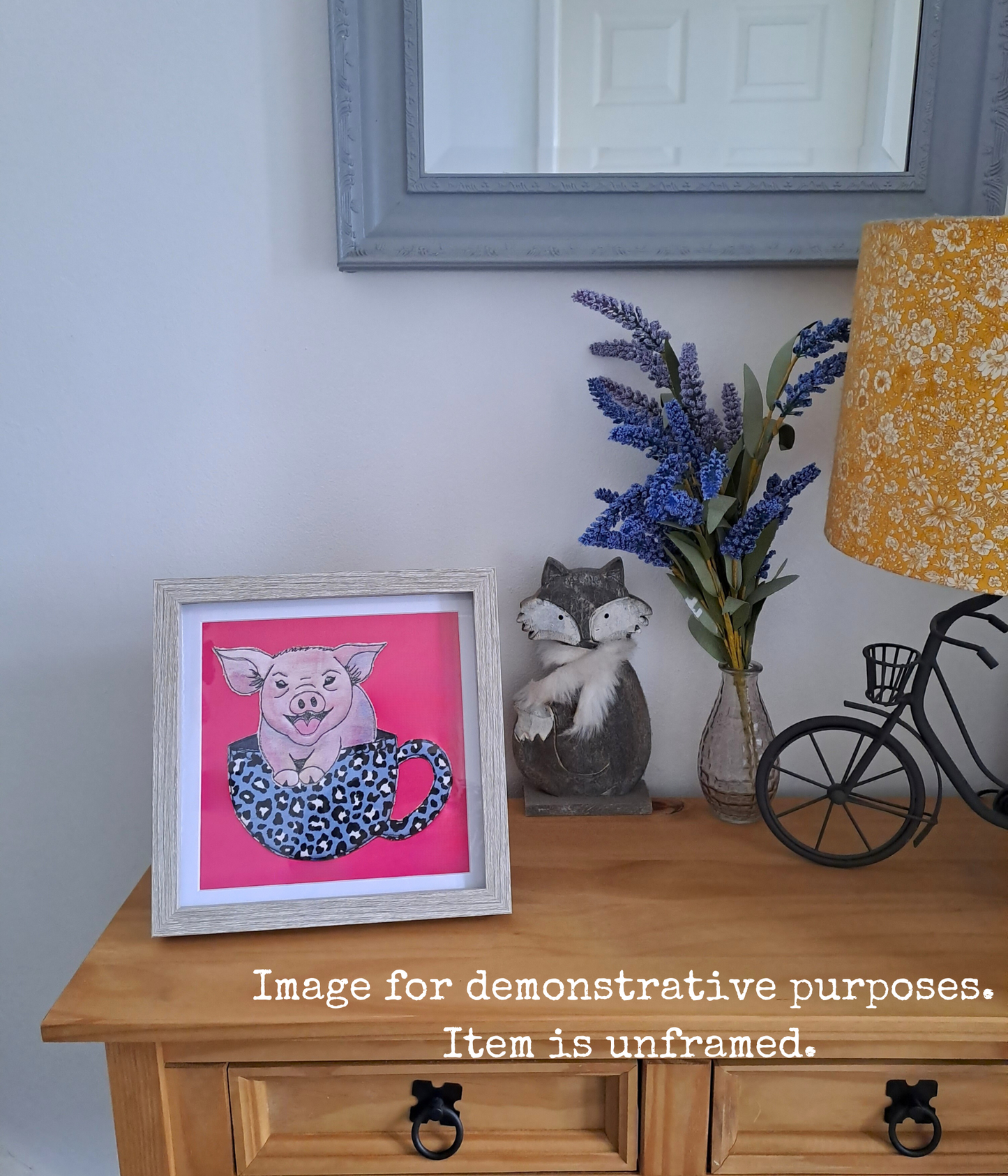 Chamomile The Teacup Pig Print