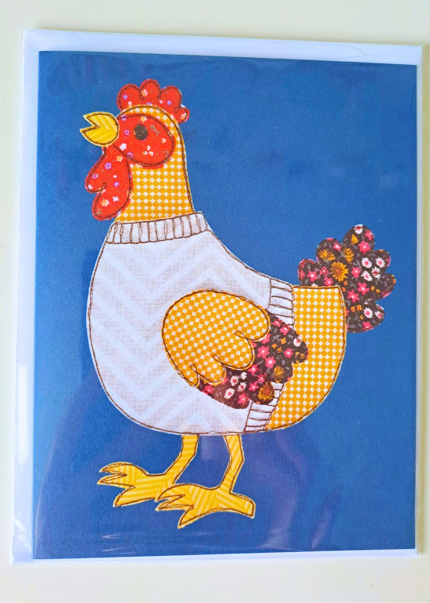 'Clementine The Jumper Wearing Chicken' Greetings Card