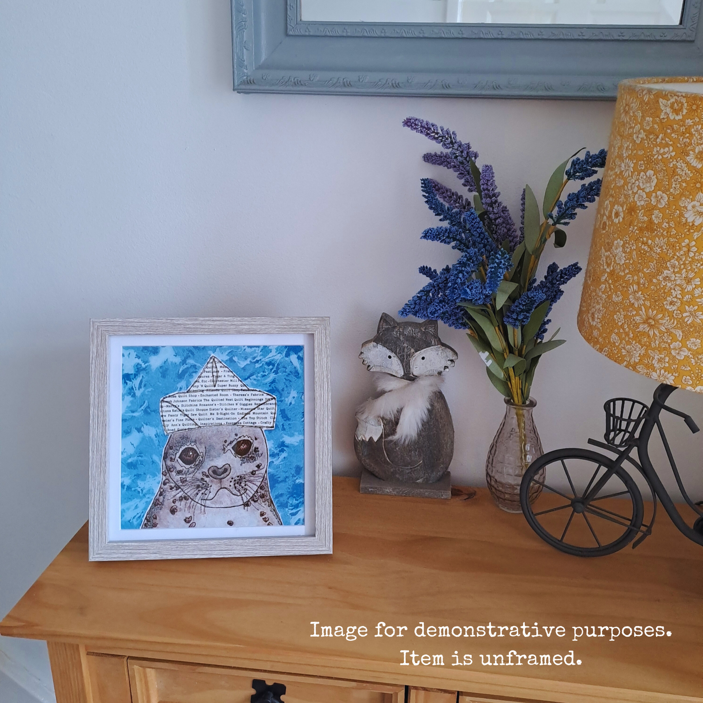 Samson The Paper Hat Seal Print