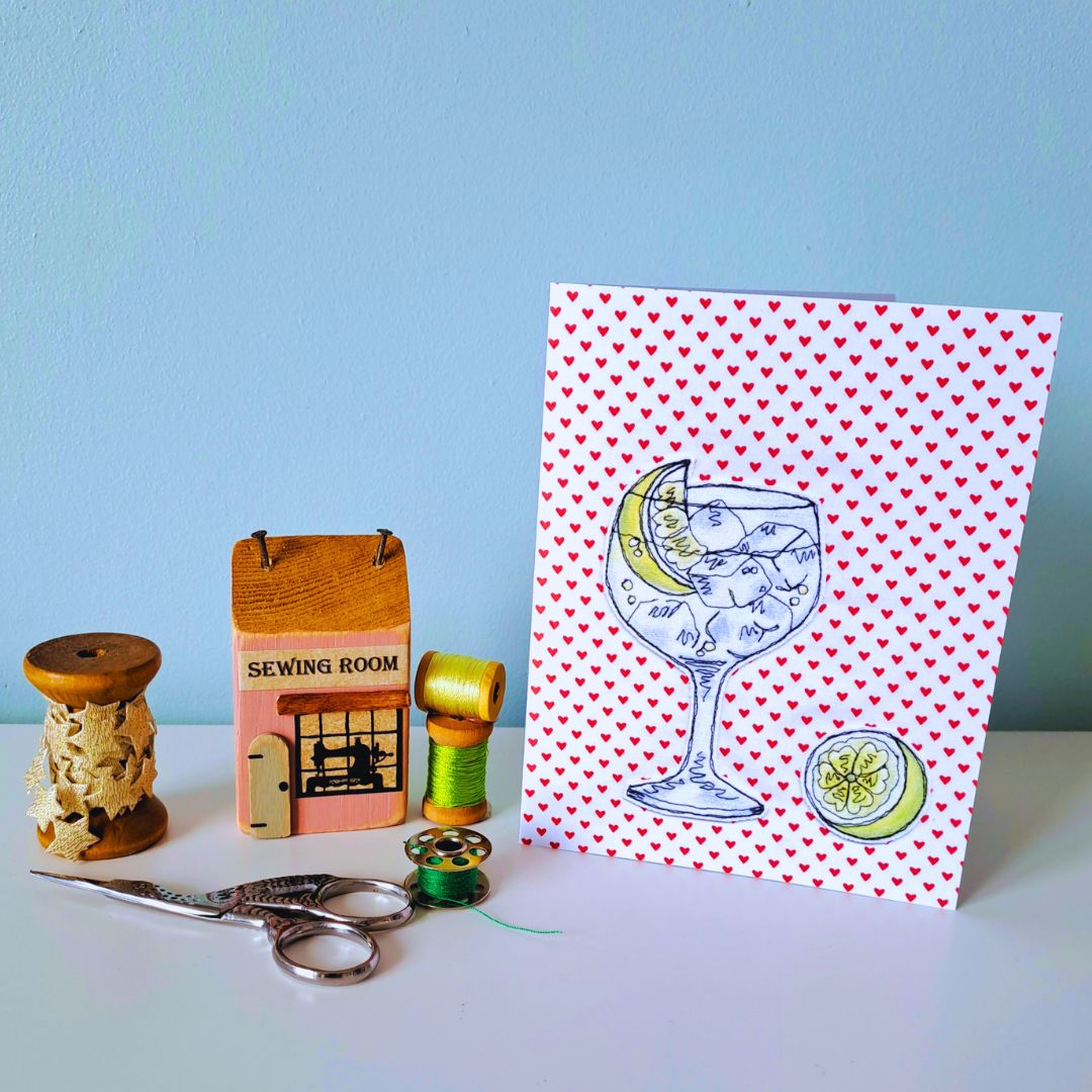 'Gin O'Clock' Greetings Card