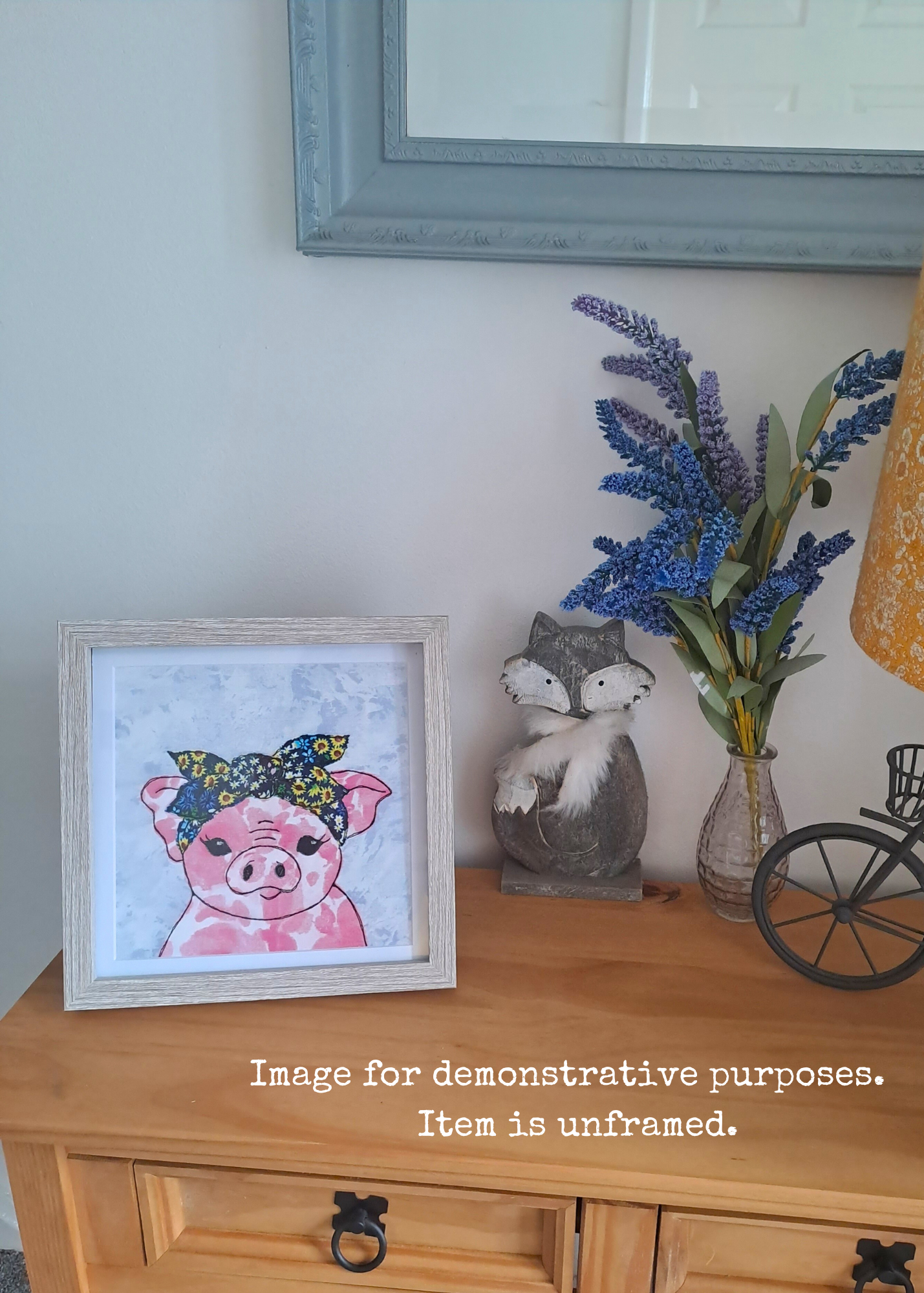 Penelope The Stylish Pig Print