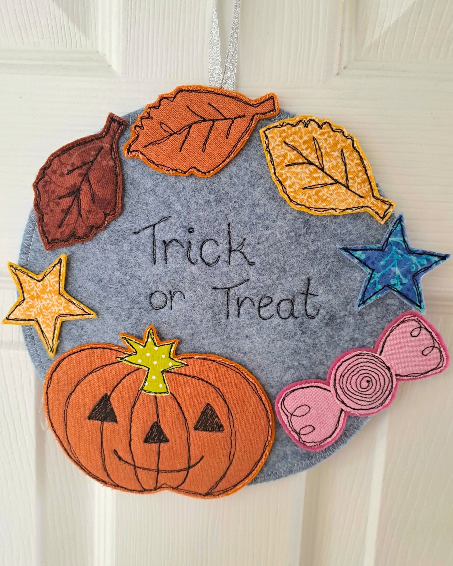 Pumpkin Door Decoration