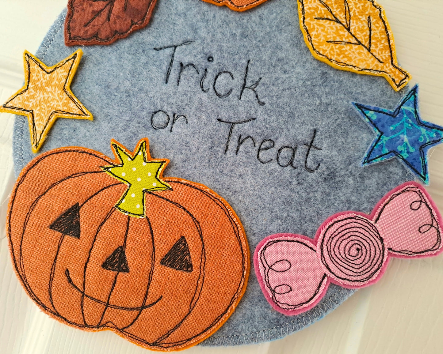 Pumpkin Door Decoration