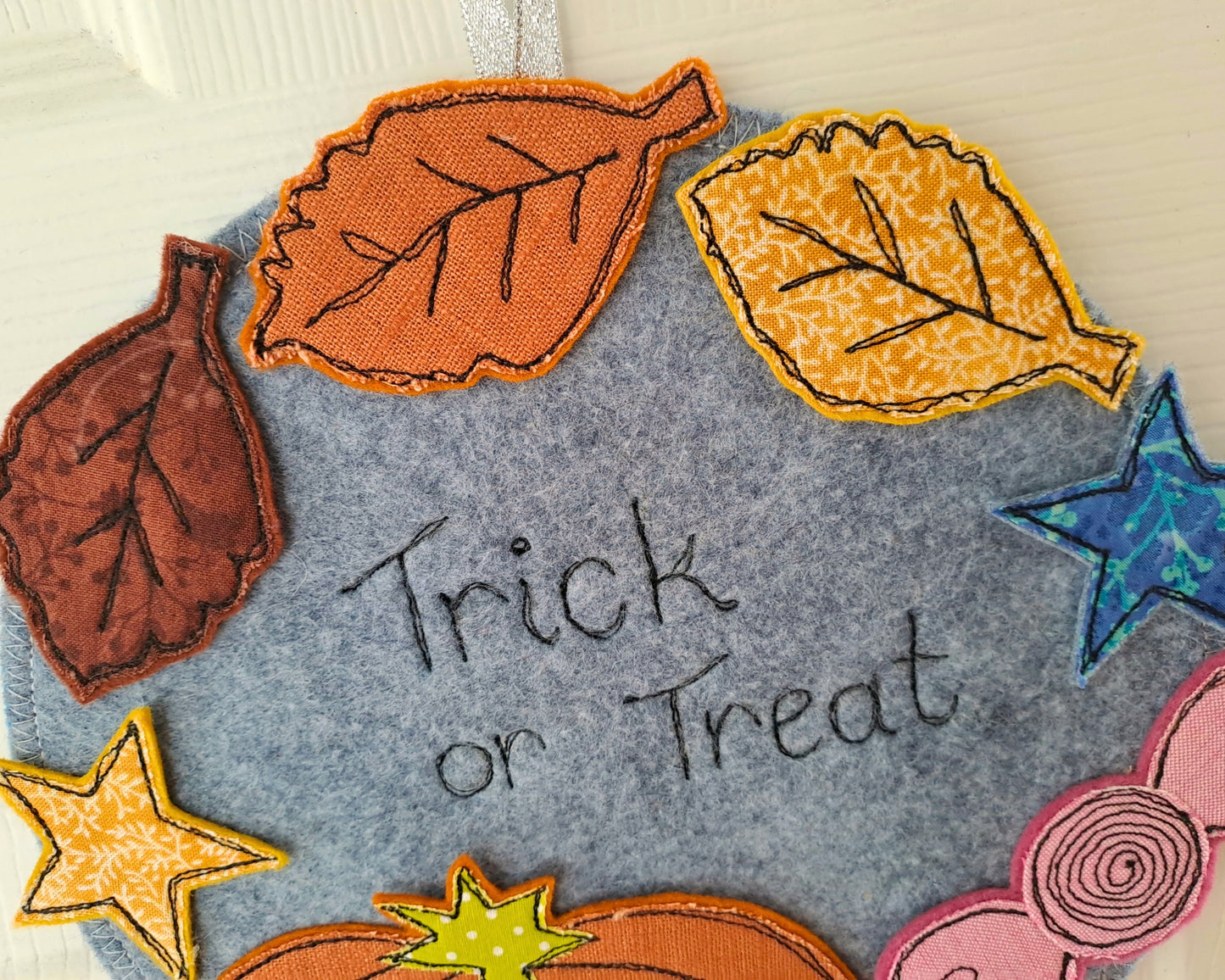 Pumpkin Door Decoration