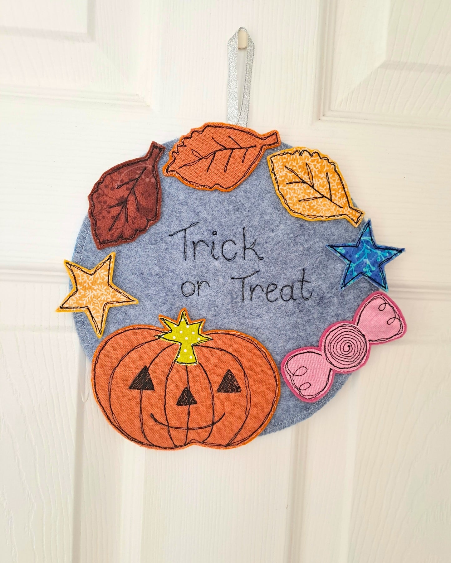 Pumpkin Door Decoration