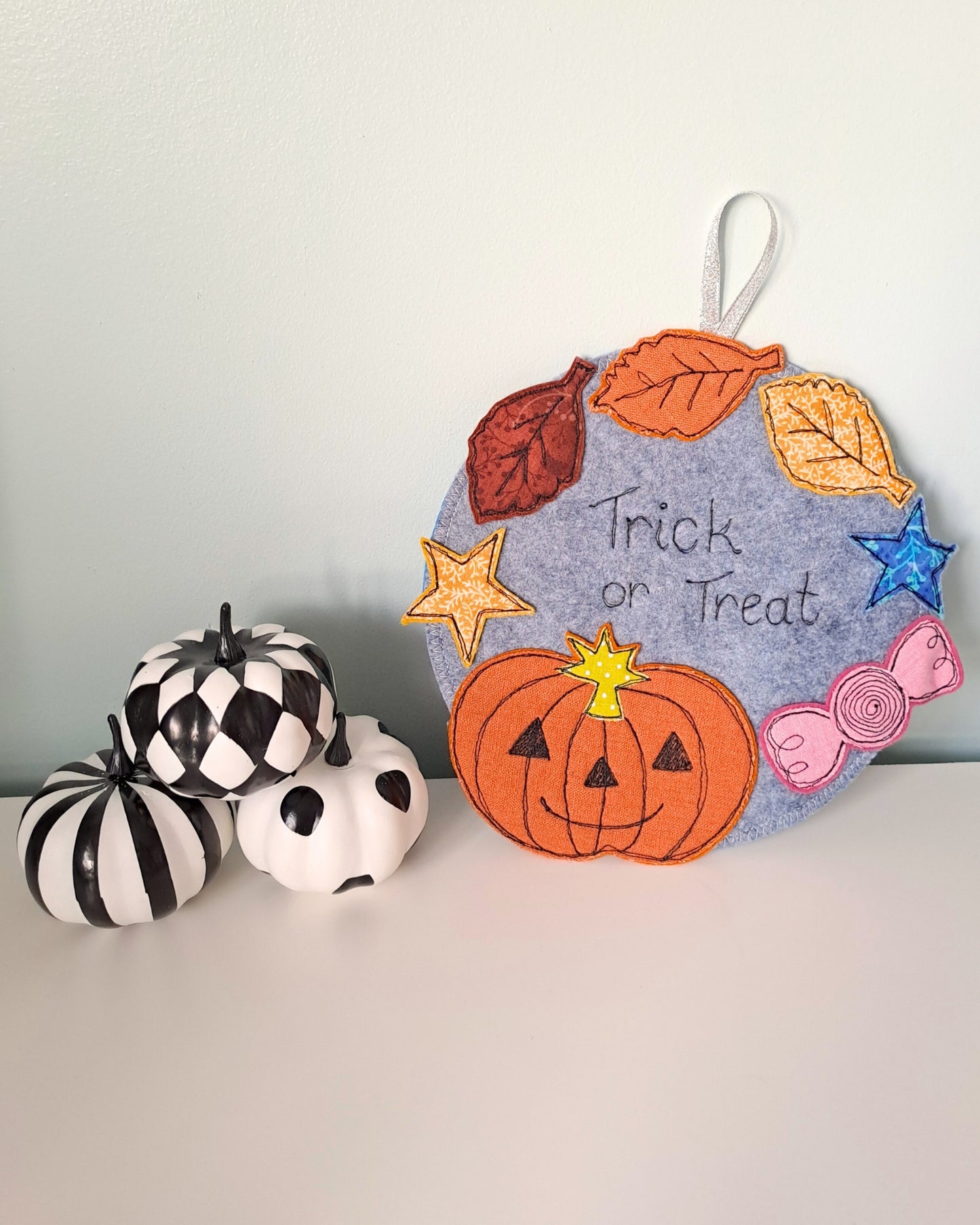 Pumpkin Door Decoration