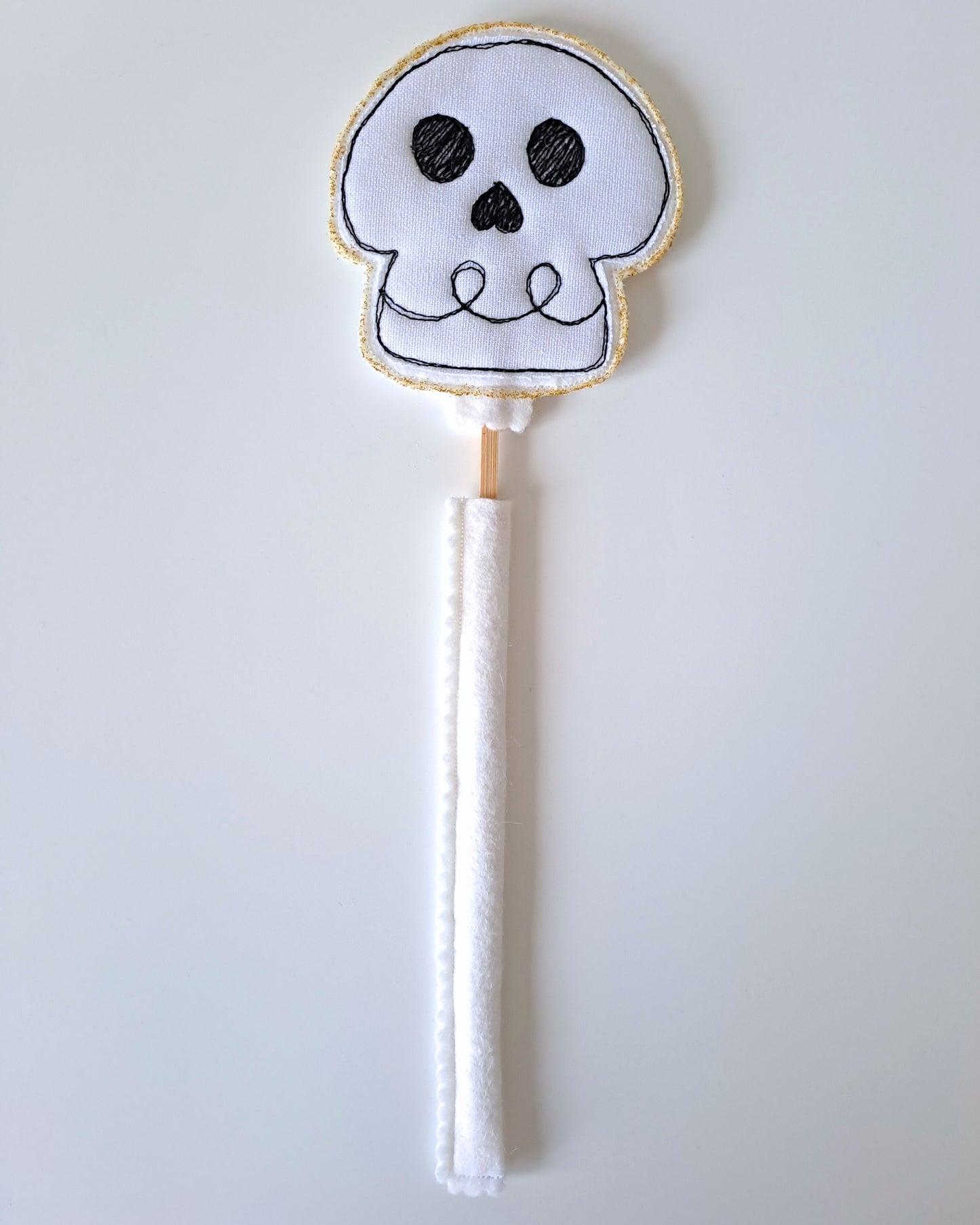 Cute Skull Cake Topper