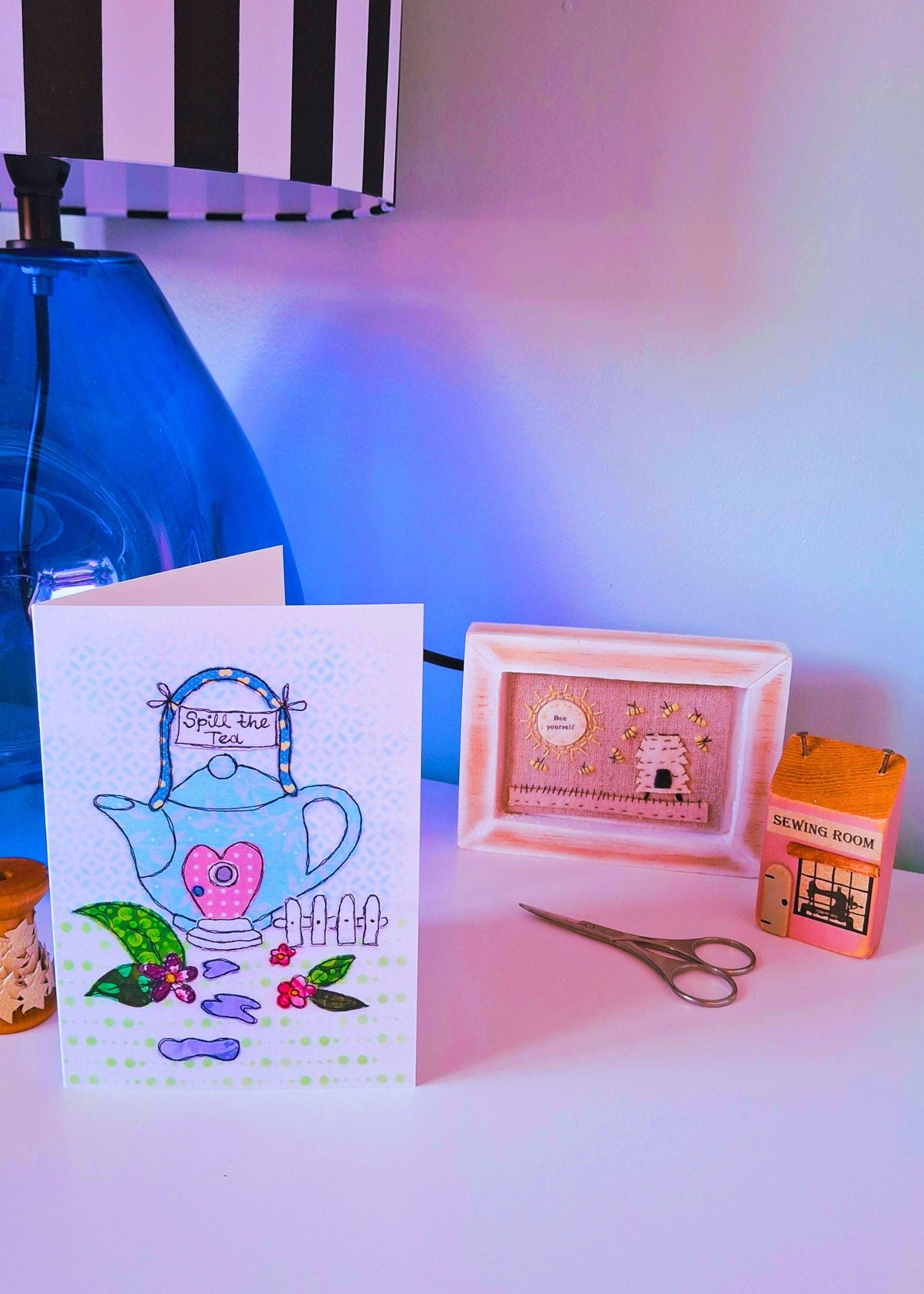 Limited Edition - 'Spill The Tea' Cafe Greetings Card