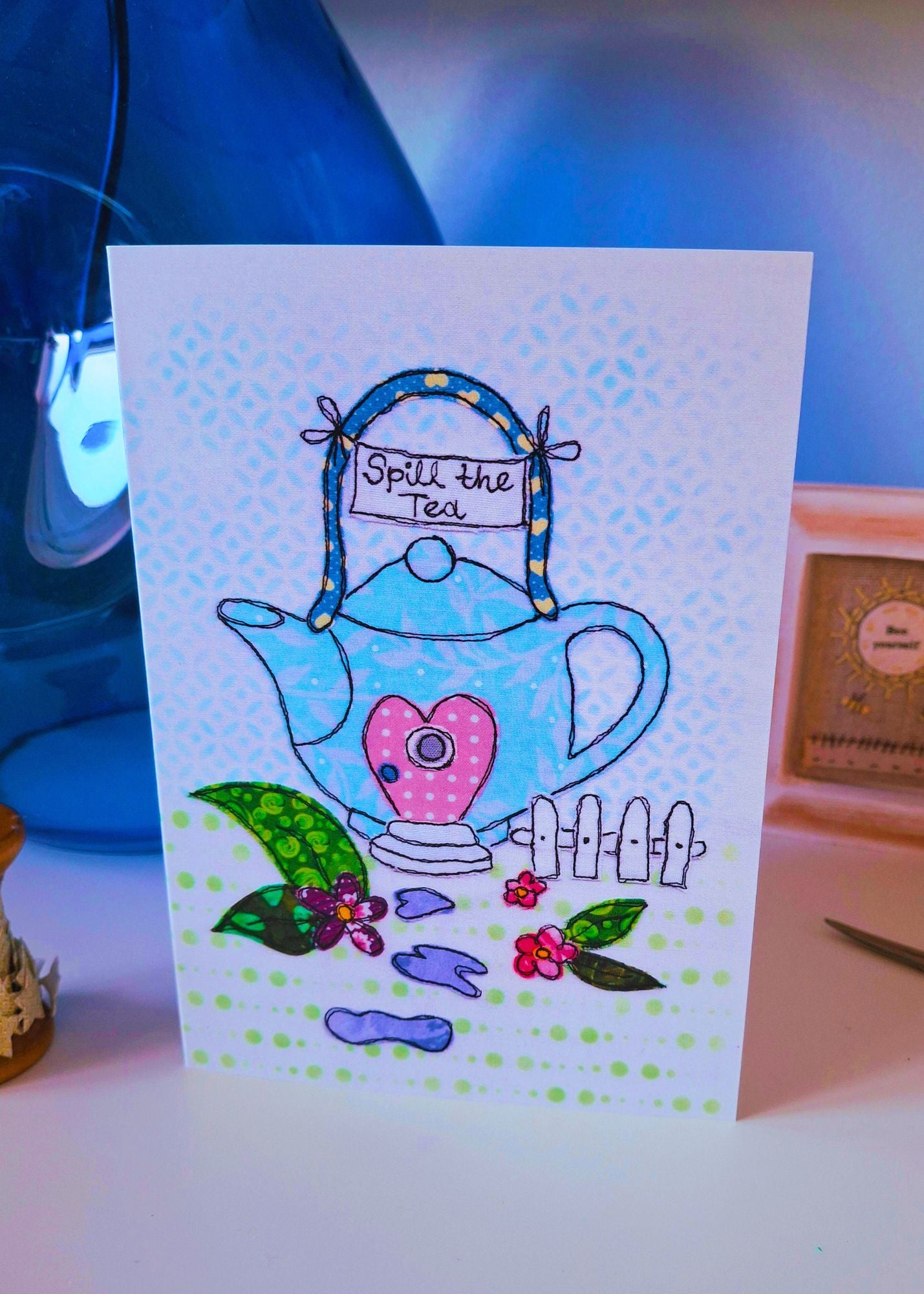 Limited Edition - 'Spill The Tea' Cafe Greetings Card