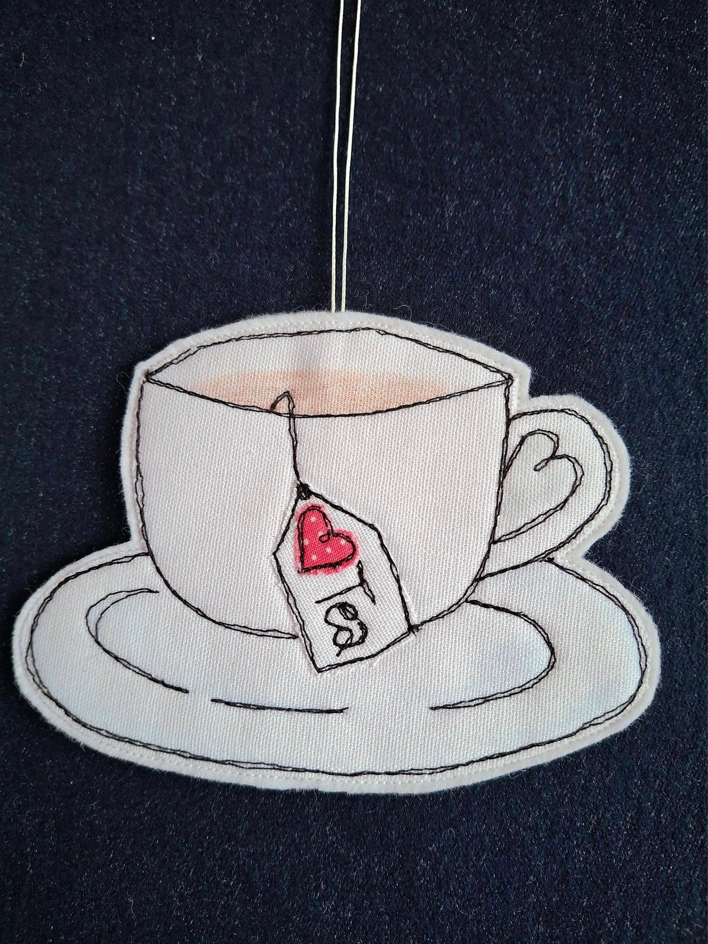 Love Tea Cup Hanging Decoration