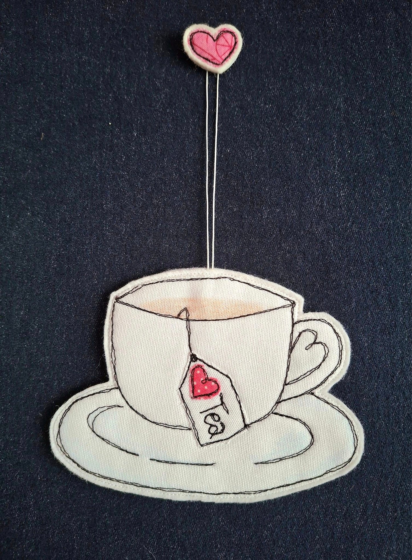Love Tea Cup Hanging Decoration