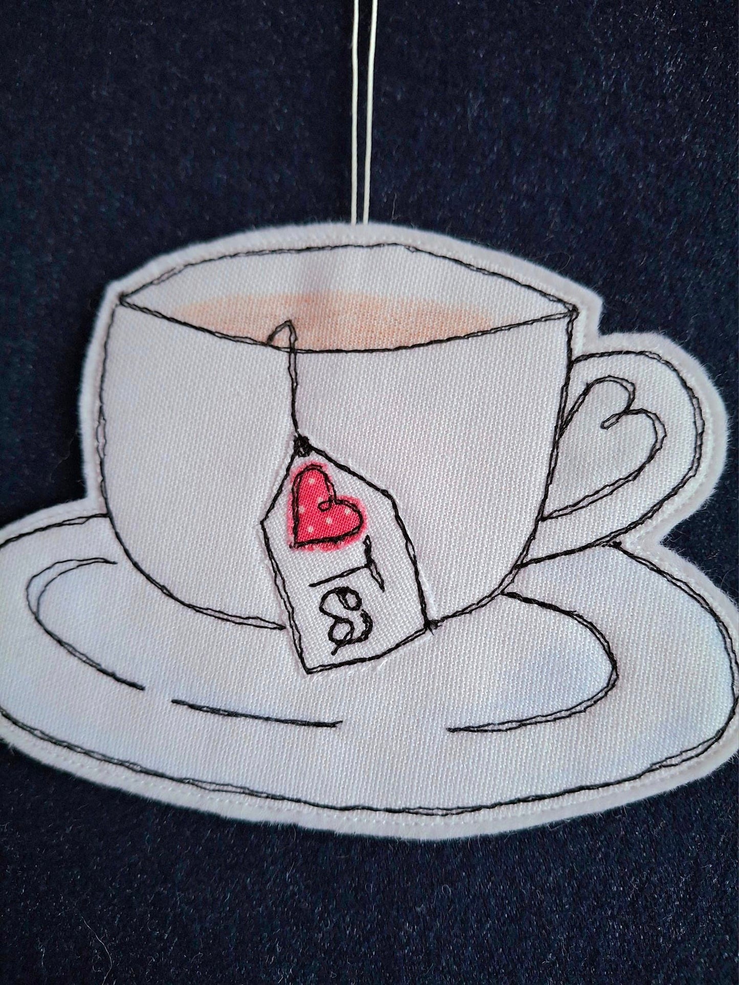 Love Tea Cup Hanging Decoration