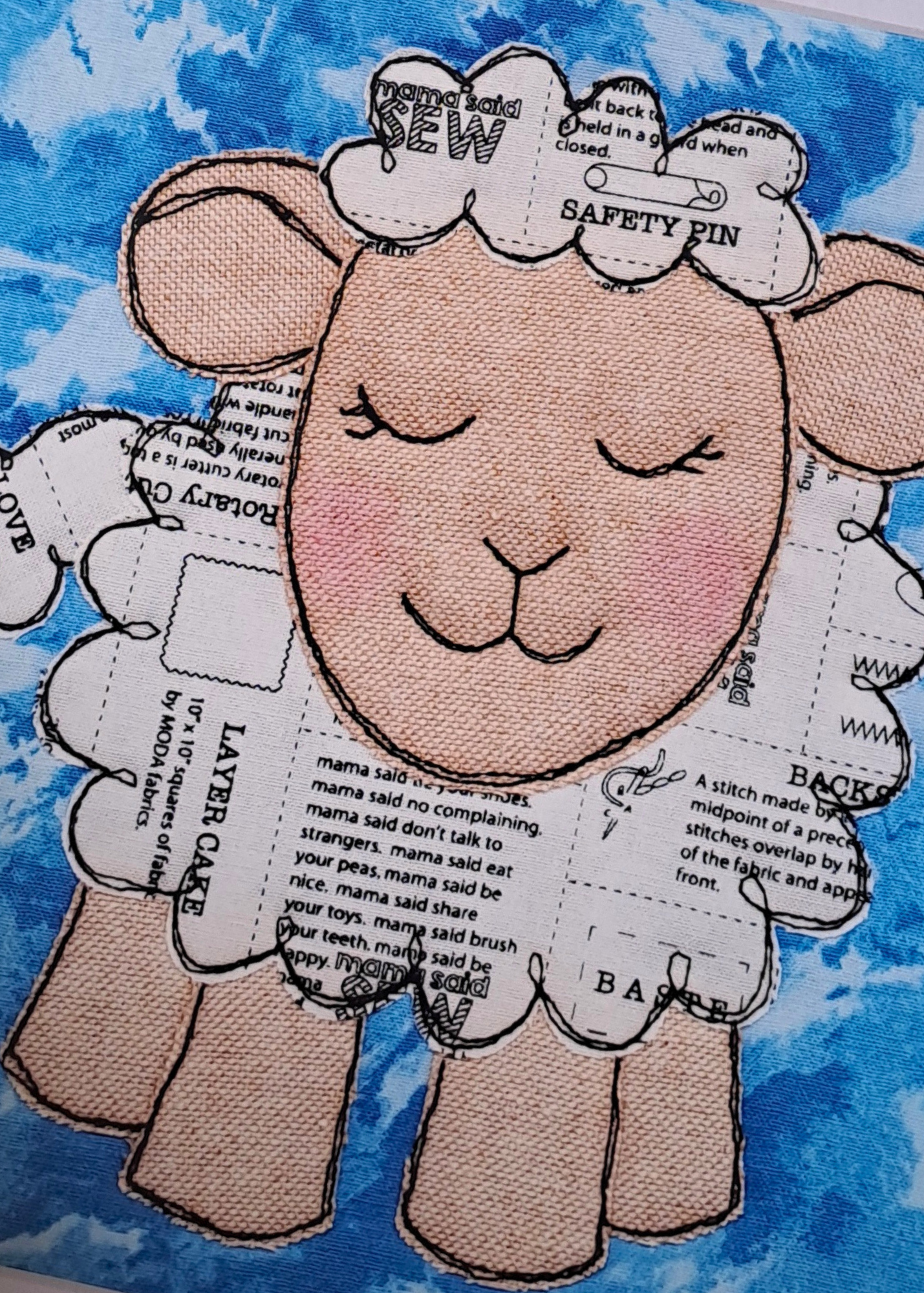 Wayne The Sheep Print