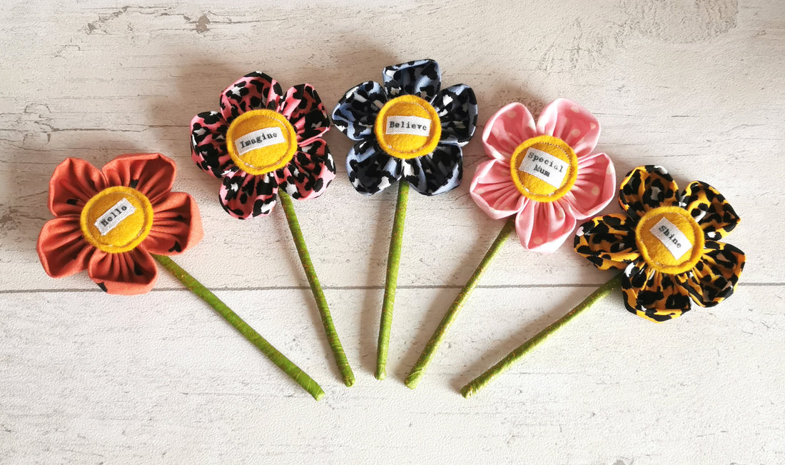 How to Make Fabric Flowers Using Fabric Scraps - A video tutorial & great scrap buster!