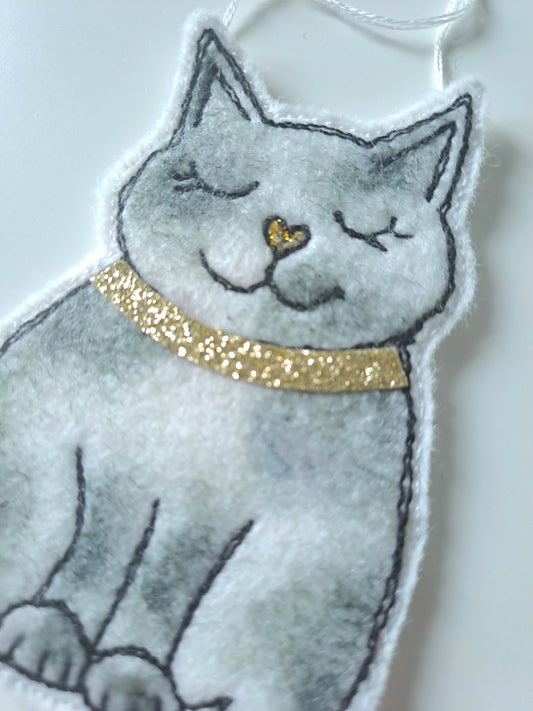 Smokey the 'Chilled Cat' Decoration