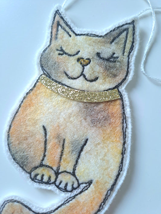 Marmalade the 'Chilled Cat' Decoration