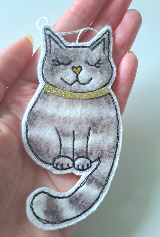 Galaxy the 'Chilled Cat' Decoration