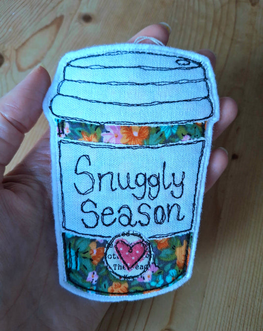 Snuggly Season Coffee Cup Hanging Decoration