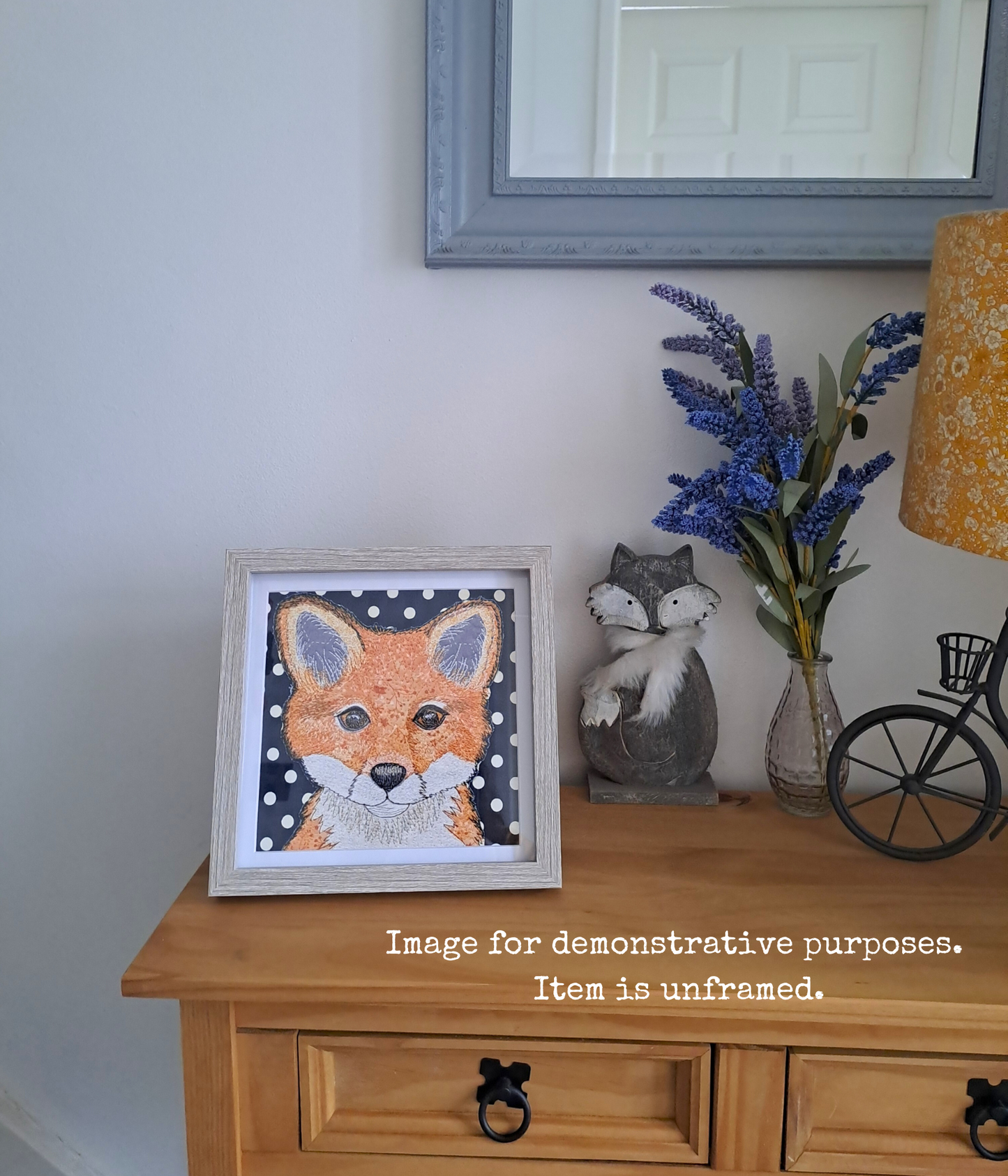 Florence The Fox Mounted Print (Unframed)