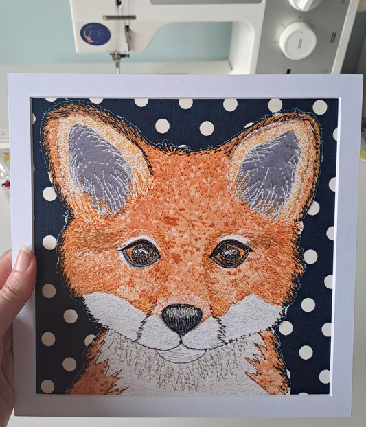 Florence The Fox Mounted Print (Unframed)