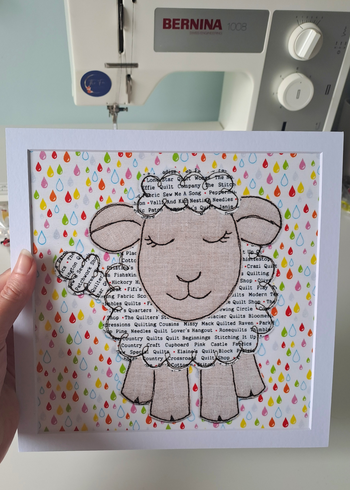 Leonardo The Sheep Mounted Print (Unframed)