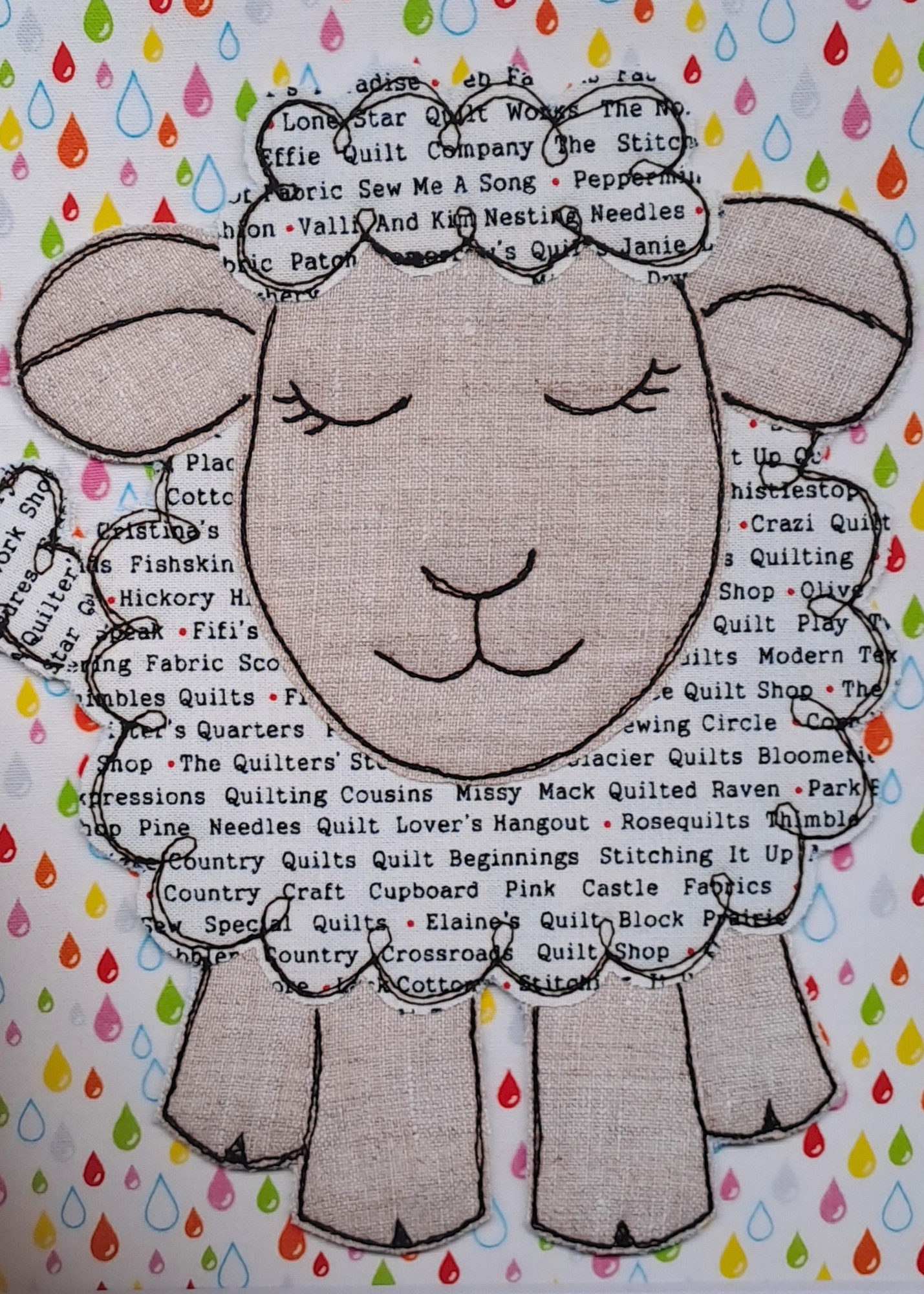 Leonardo The Sheep Mounted Print (Unframed)