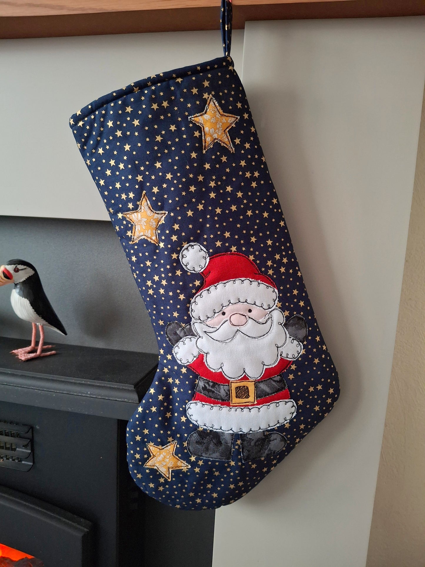 Midnight Star Father Christmas Stocking