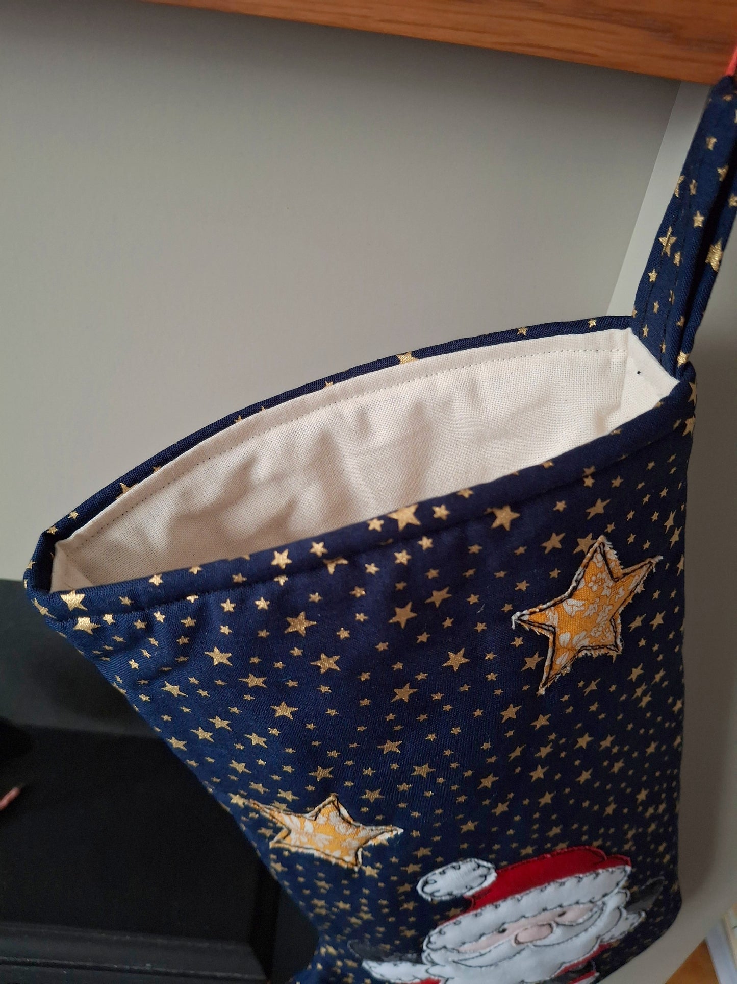 Midnight Star Father Christmas Stocking