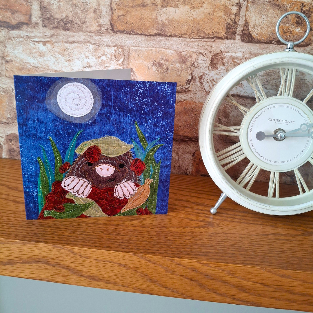 Miles the Mole Greetings Card - The Midnight Hour