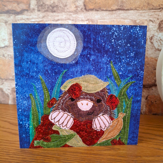 Miles the Mole Greetings Card - The Midnight Hour