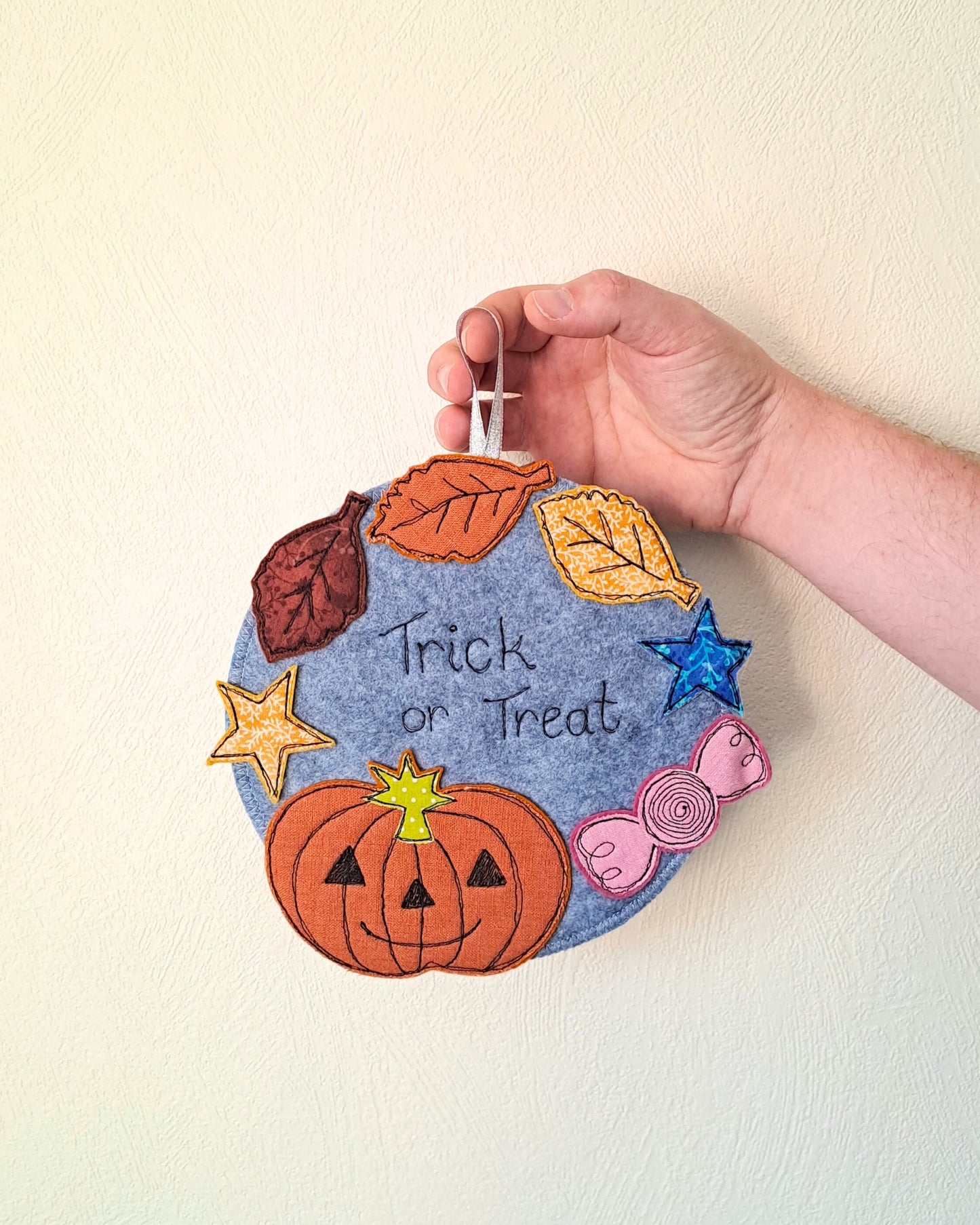 Pumpkin Door Decoration