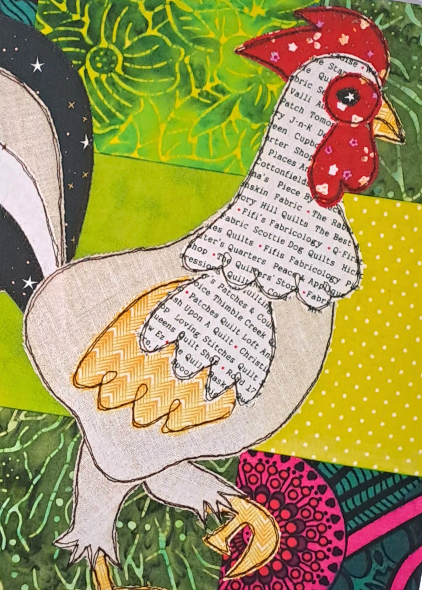 Reuben the Rooster Mounted Print (Unframed)